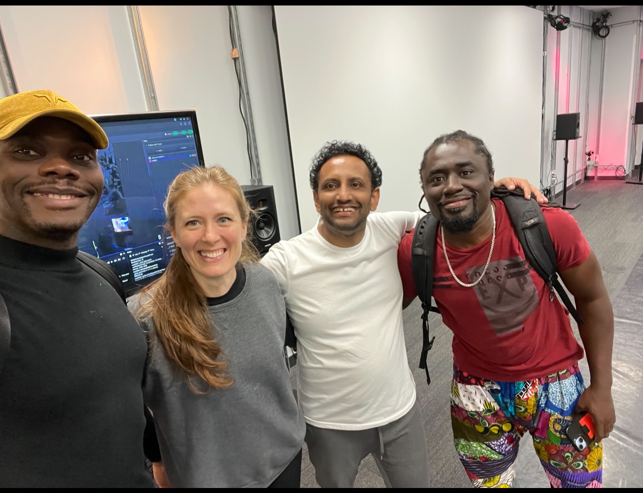 Dr. Kathleen 'Kate' Spanos performing Irish dance, motion capture skeleton visualization